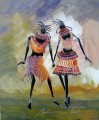 bailarines negros africanos